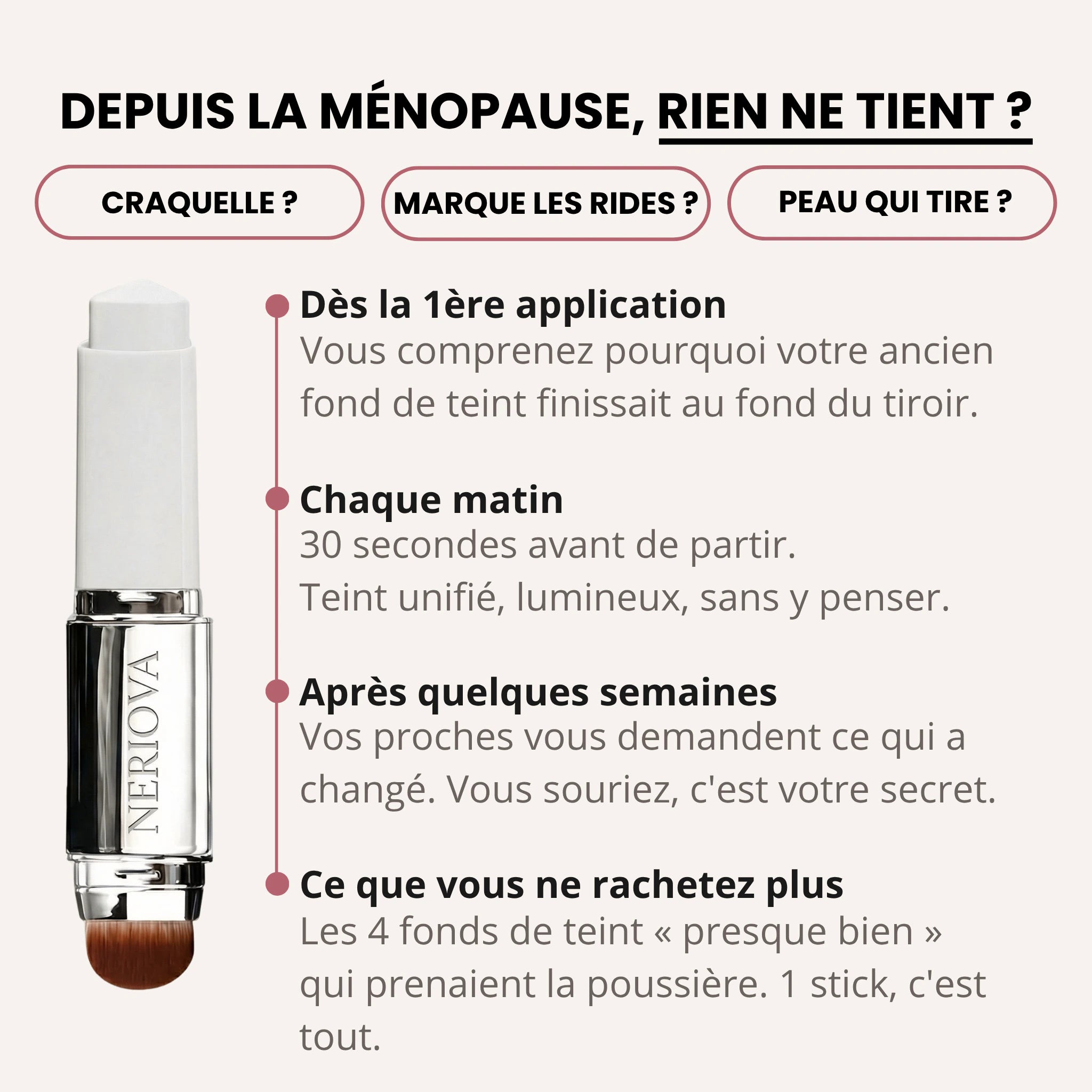 OneShade - Le Fond de Teint Stick Qui Comprend Votre Peau